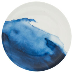 Rick Stein Coves of Cornwall Constantine Bay Dinner Plate, Blue/White, Dia.28cm
